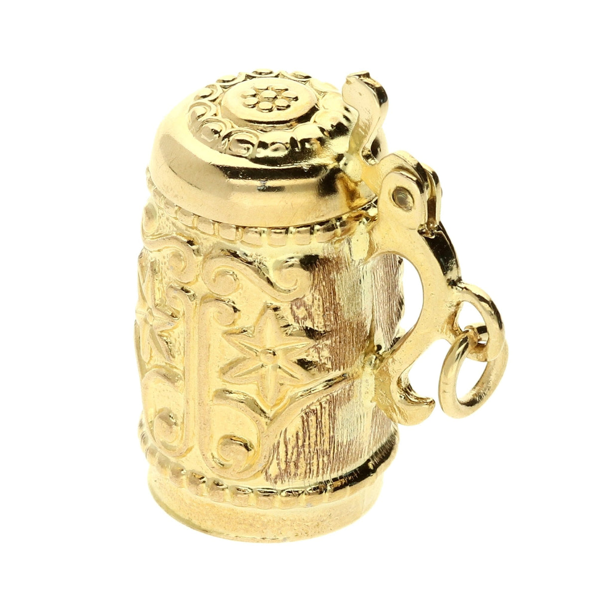 9ct Gold Tankard Charm - 3.1g