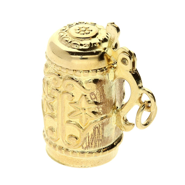 9ct Gold Tankard Charm - 3.1g