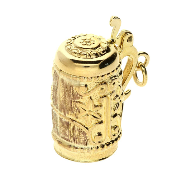 9ct Gold Tankard Charm - 3.1g
