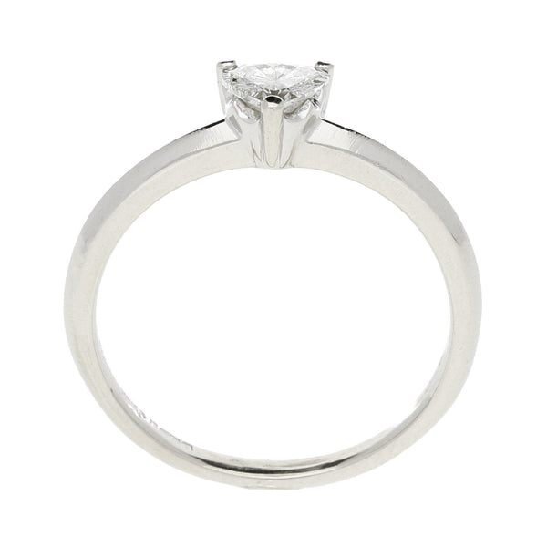 Platinum Diamond Engagement Ring - 0.34ct - Size M½