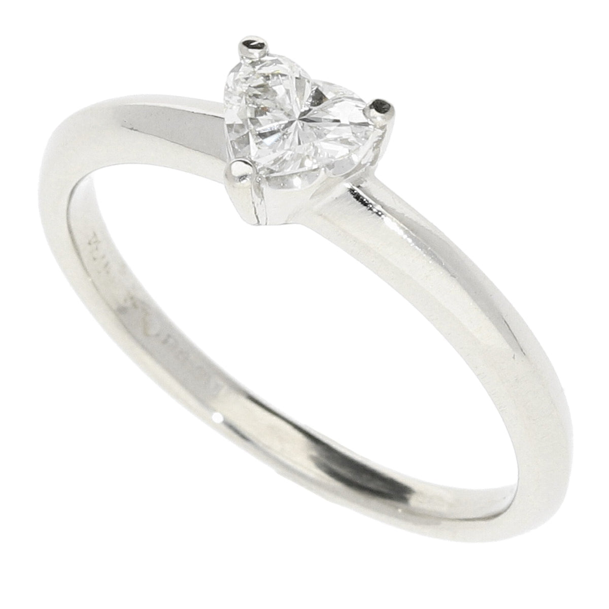 Platinum Diamond Engagement Ring - 0.34ct - Size M½