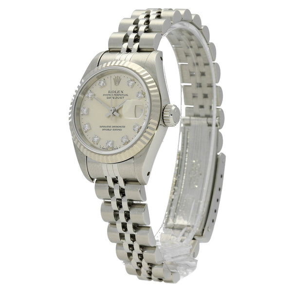 Datejust 69174 - Ladies Watch - Silver Diamond Dot Dial - 1992