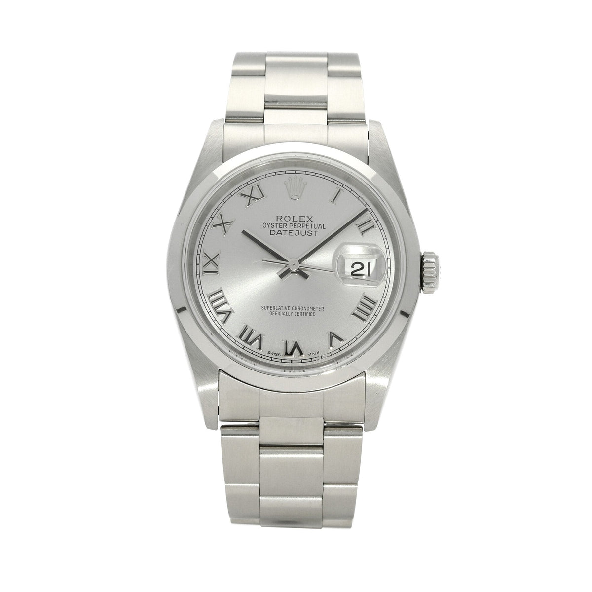 Datejust 16200 - Gents Watch - Silver Dial - 2005
