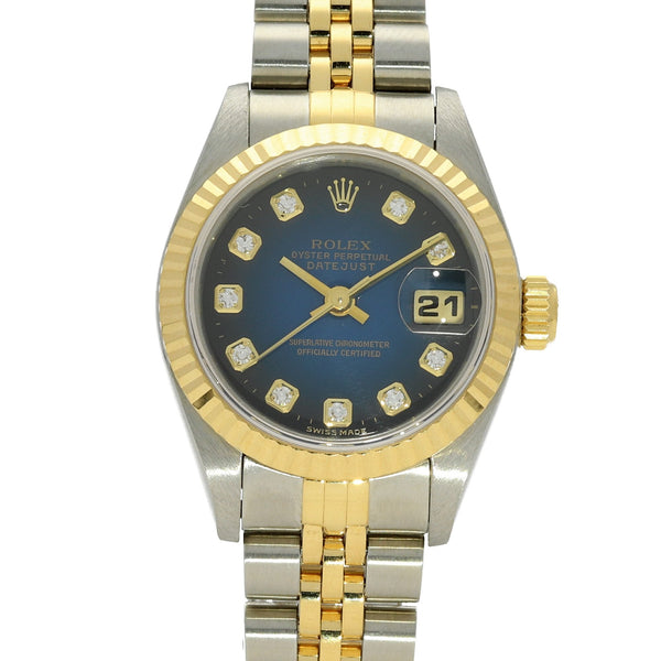 Datejust 69173 - Ladies Watch - Blue Diamond Dial - 1997
