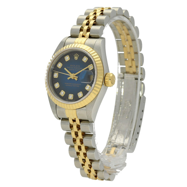 Datejust 69173 - Ladies Watch - Blue Diamond Dial - 1997