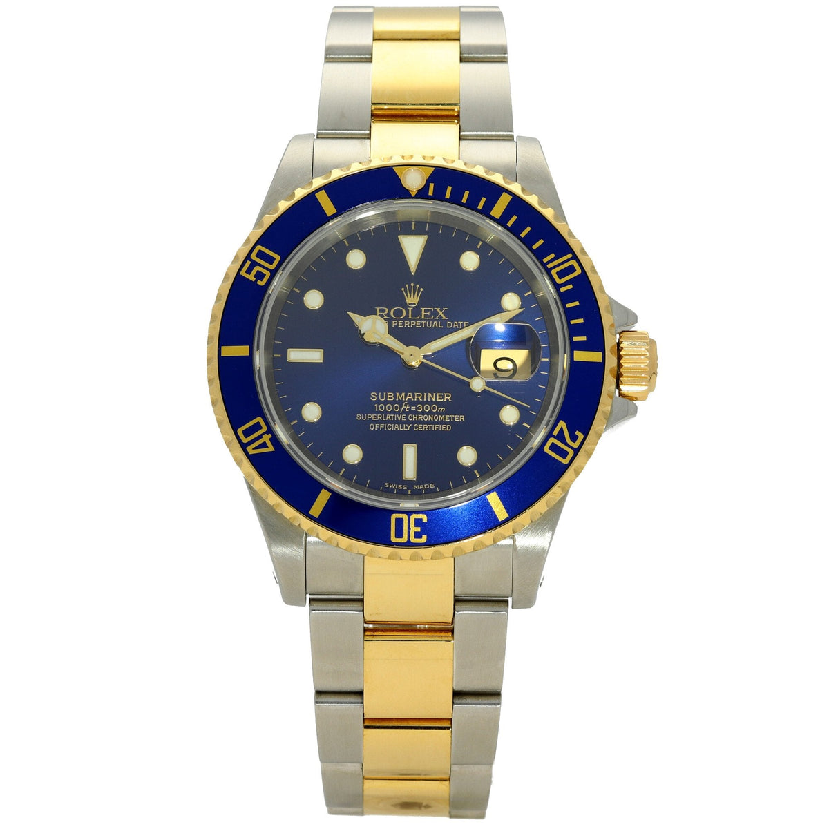 Submariner 16613 - Gents Watch - Blue Dial - 2003
