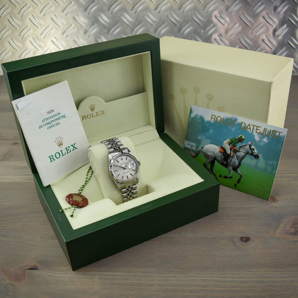 Datejust 16234 - Gents Watch - Silver Dial - 2002