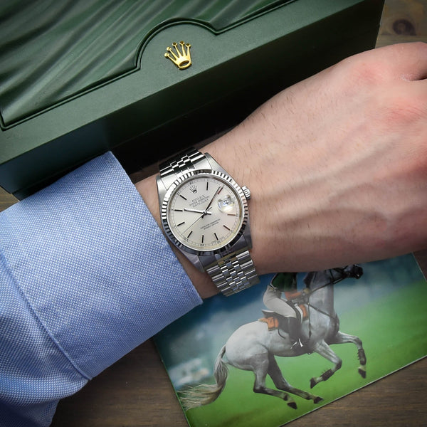 Datejust 16234 - Gents Watch - Silver Dial - 2002