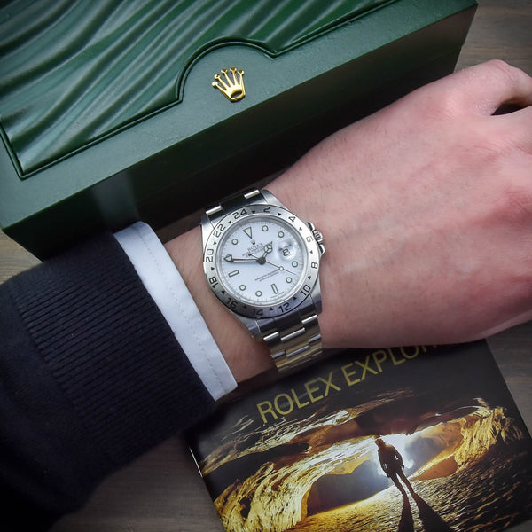 Explorer II 16570 - Gents Watch - White Dial - 2003