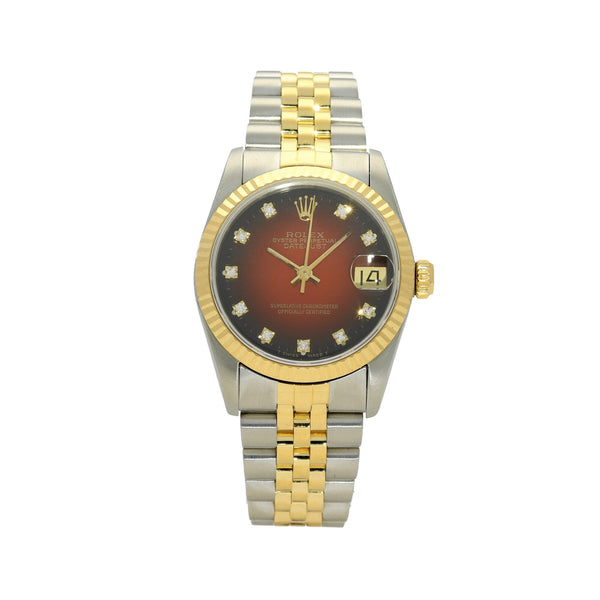 Datejust 68273 - Mid-size Watch - Diamond Dial - 1990