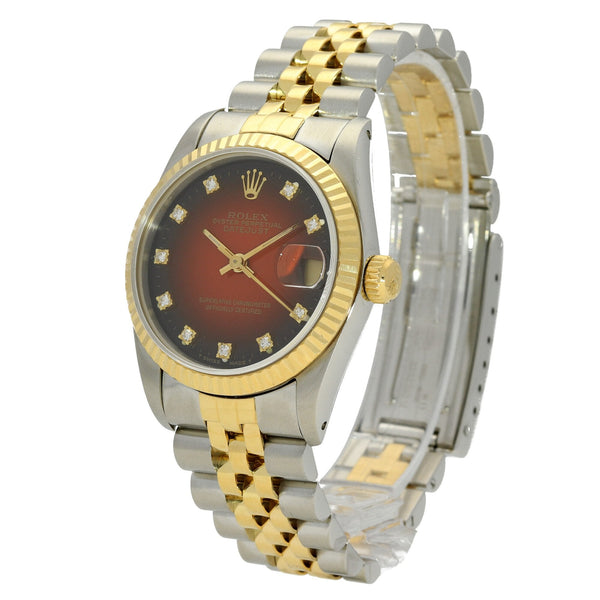 Datejust 68273 - Mid-size Watch - Diamond Dial - 1990