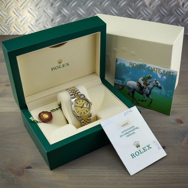 Datejust 16233 - Gents Watch - Champagne Jubilee Dial - 1993