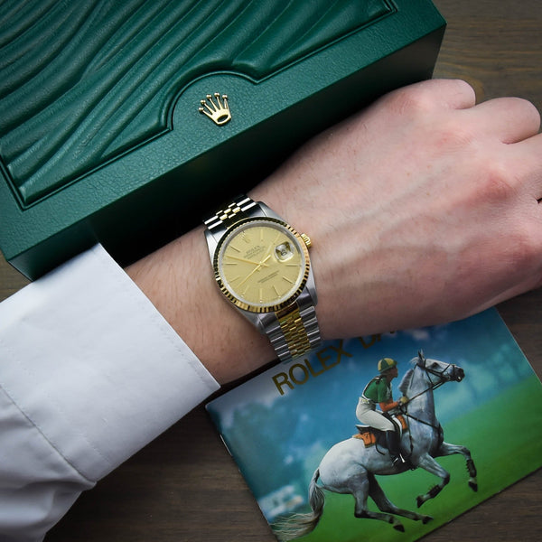 Datejust 16233 - Gents Watch - Champagne Jubilee Dial - 1993