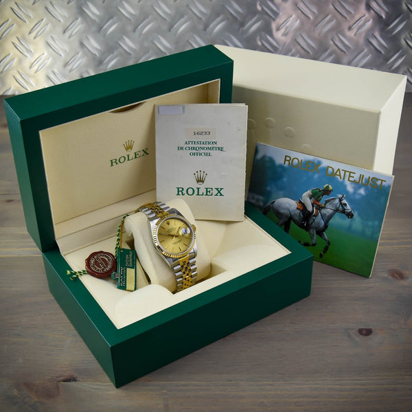 Datejust 16233 - Gents Watch - Champagne Dial - 1989