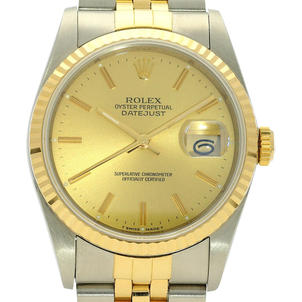 Datejust 16233 - Gents Watch - Champagne Dial - 1989