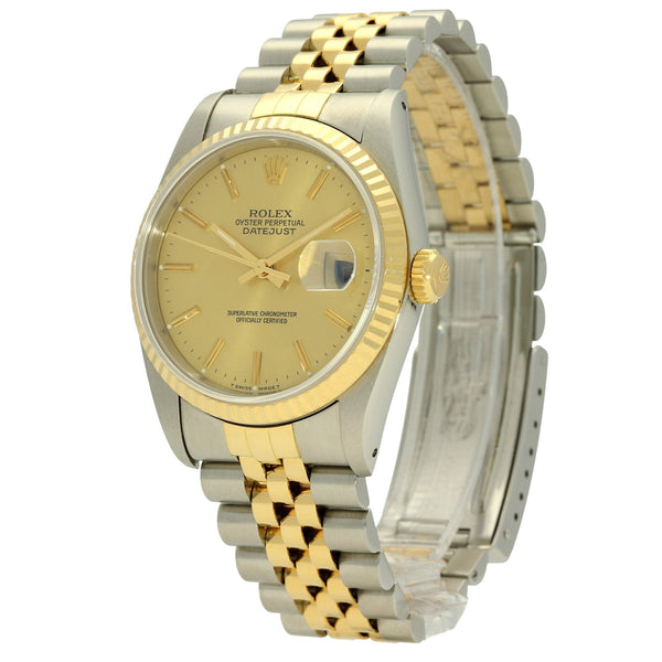 Datejust 16233 - Gents Watch - Champagne Dial - 1989