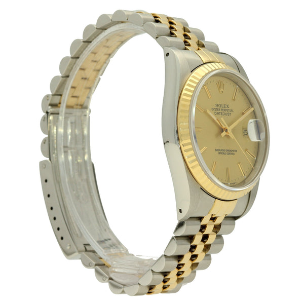 Datejust 16233 - Gents Watch - Champagne Dial - 1989