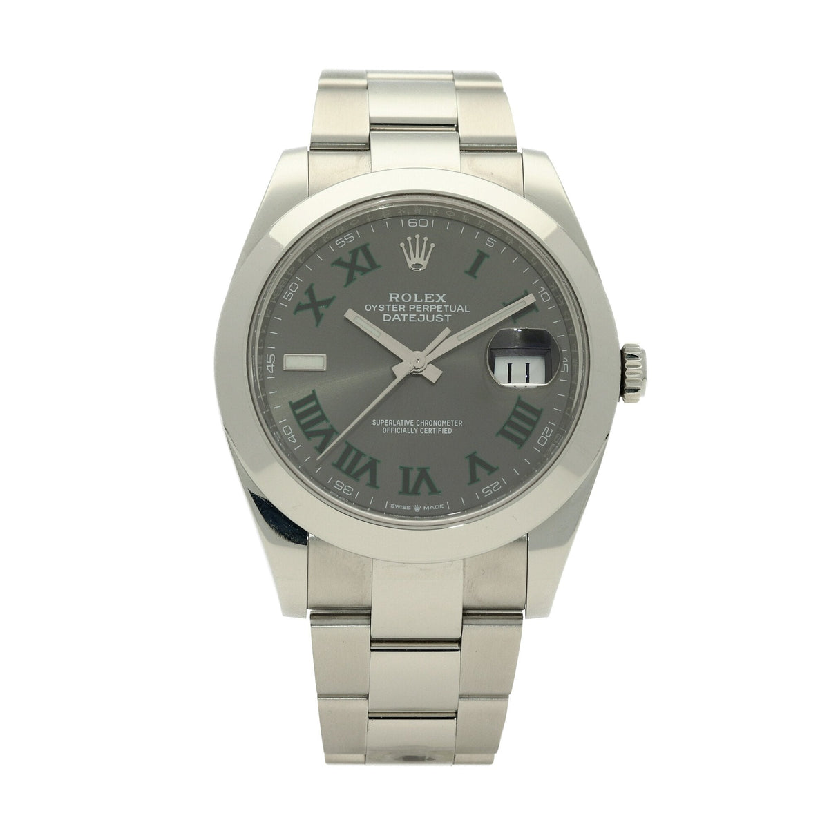 Datejust 41 126300 - Gents Watch - Wimbledon Dial - 2018