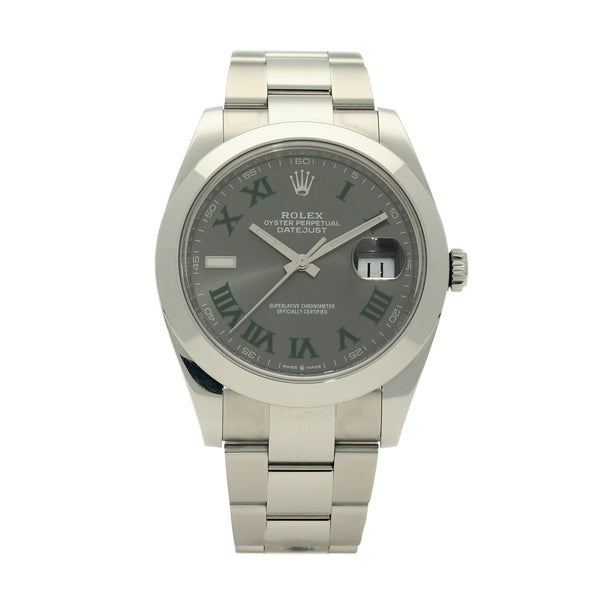Datejust 41 126300 - Gents Watch - Wimbledon Dial - 2018