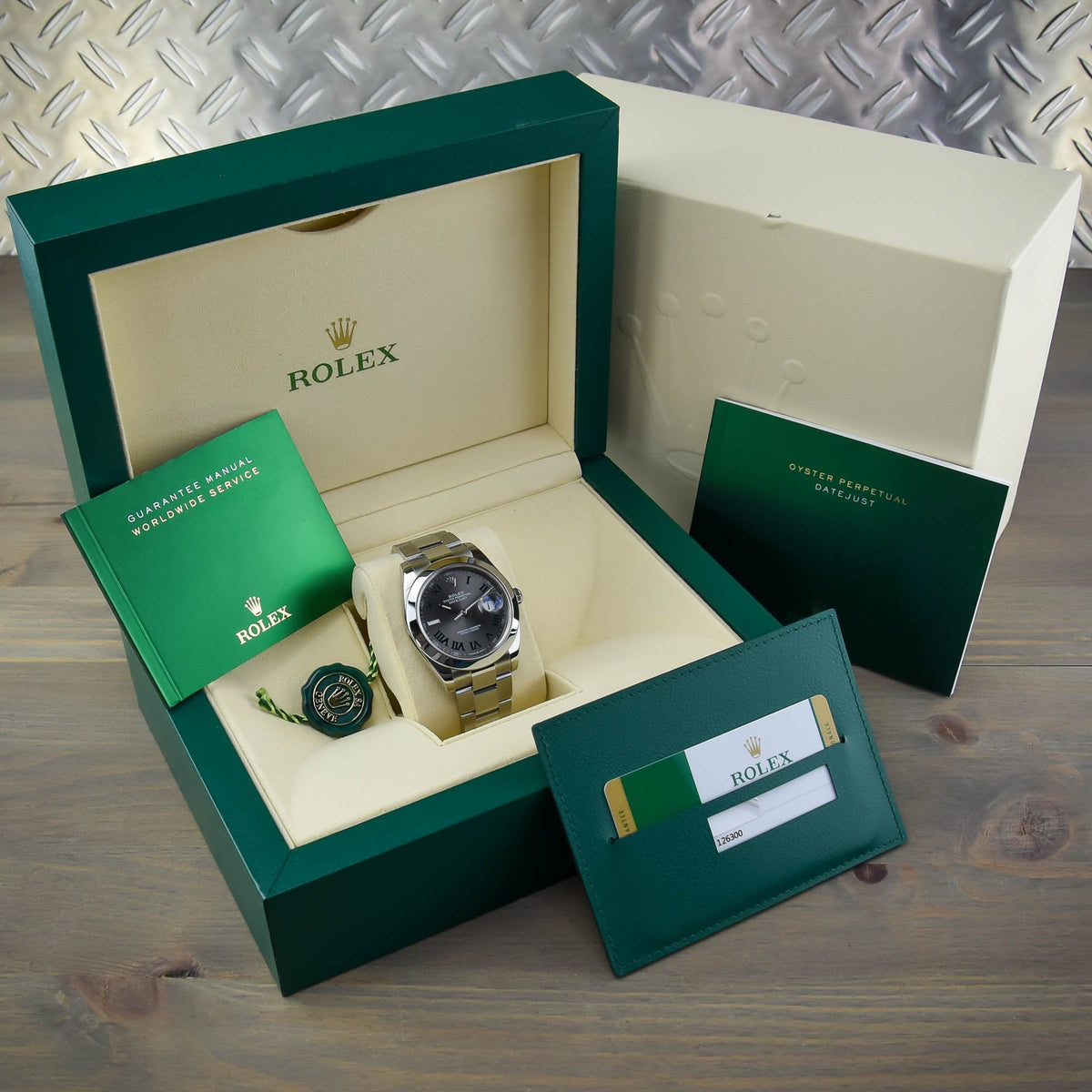 Datejust 41 126300 - Gents Watch - Wimbledon Dial - 2018