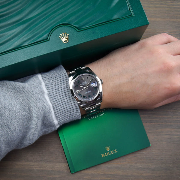 Datejust 41 126300 - Gents Watch - Wimbledon Dial - 2018