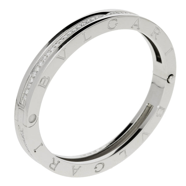 Bvlgari White Gold Diamond Bangle - 1.45ct