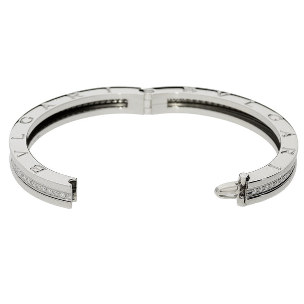 Bvlgari White Gold Diamond Bangle - 1.45ct