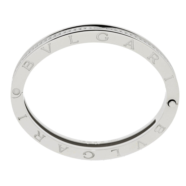 Bvlgari White Gold Diamond Bangle - 1.45ct