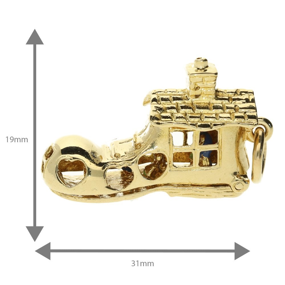 Gold Boot Charm - 8.2g