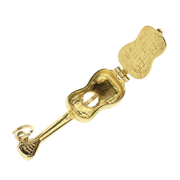 9ct Gold Guitar Charm - 4.0g