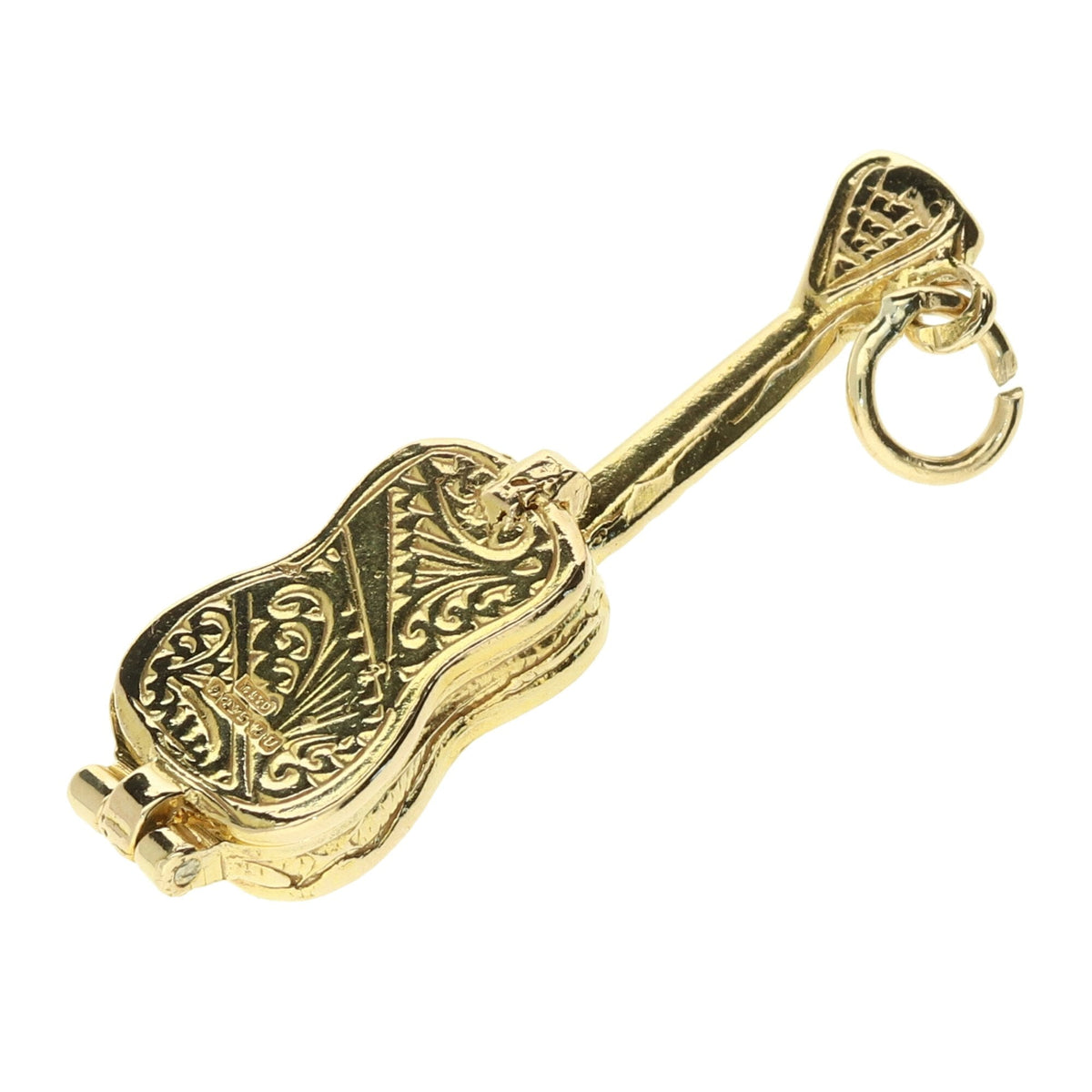 9ct Gold Guitar Charm - 4.0g
