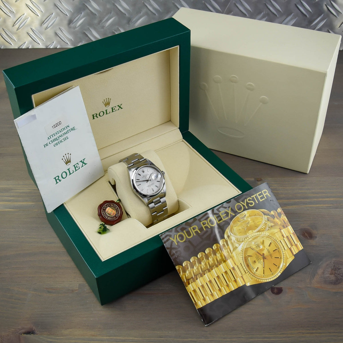 Date 15200 - Gents Watch - Silver Dial - 2000