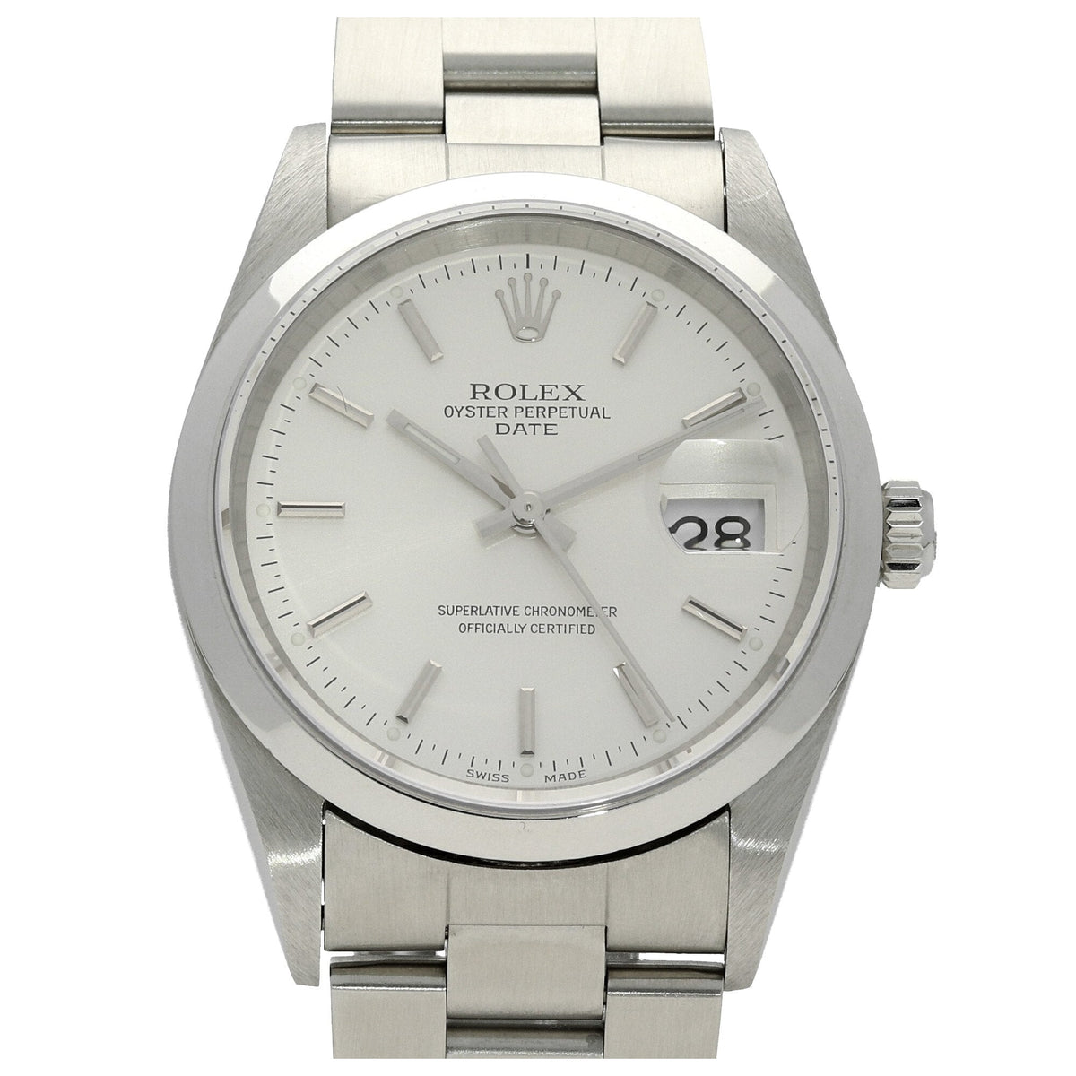 Date 15200 - Gents Watch - Silver Dial - 2000