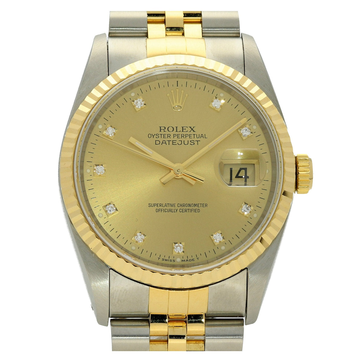 Datejust 16233 - Gents Watch - Diamond Dial - 1993
