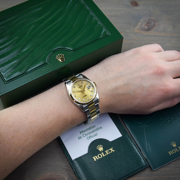 Datejust 116203 - Gents Watch - Diamond Dial - 2004
