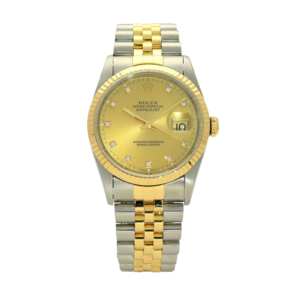 Datejust 16233 - Gents Watch - Diamond Dial - 1993