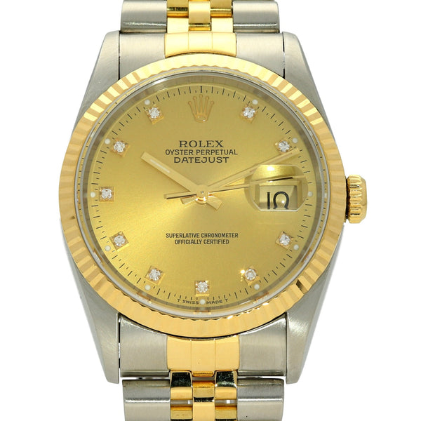 Datejust 16233 - Gents Watch - Diamond Dial - 1993