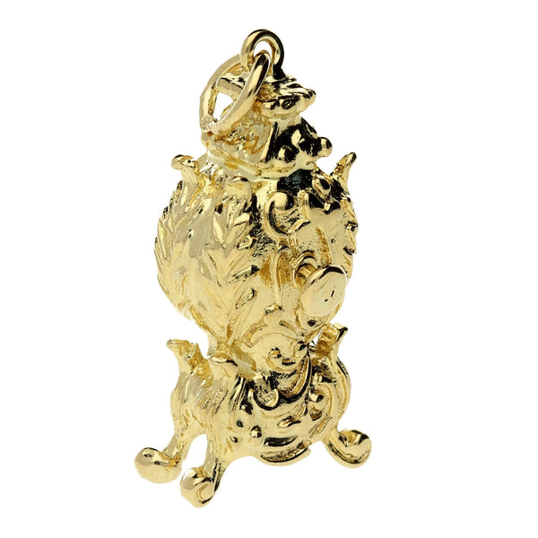 9ct Yellow Gold Carriage Clock Charm - 6.8g