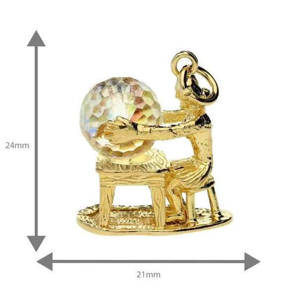 9ct Yellow Gold Mystic Charm - 8.9g