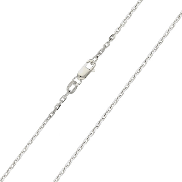 18 Inch 9ct White Gold Trace Chain - 4.1g