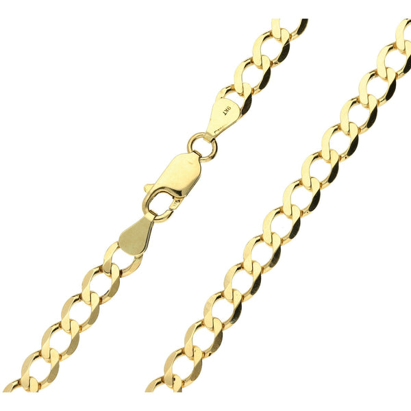 9ct Yellow Gold Long Curb Chain - 30  inch - 21.3g