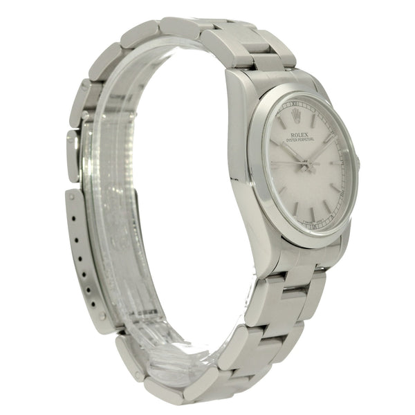 Oyster Perpetual 67480 - Midsize Watch - Silver Dial - 1999