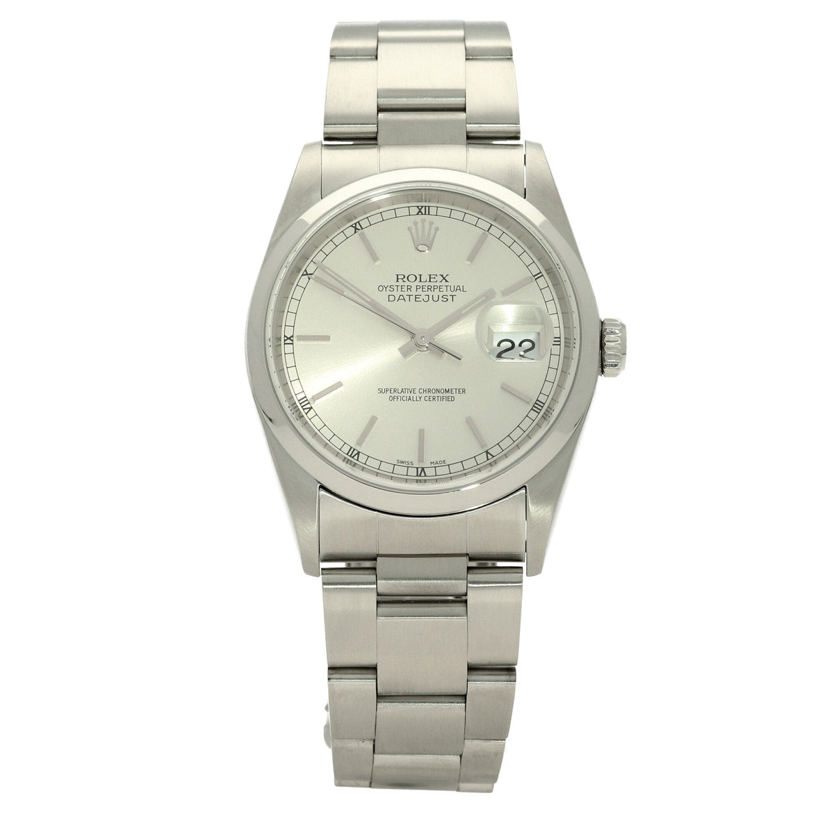 Datejust 16200 - Gents Watch - Silver Dial - 2002