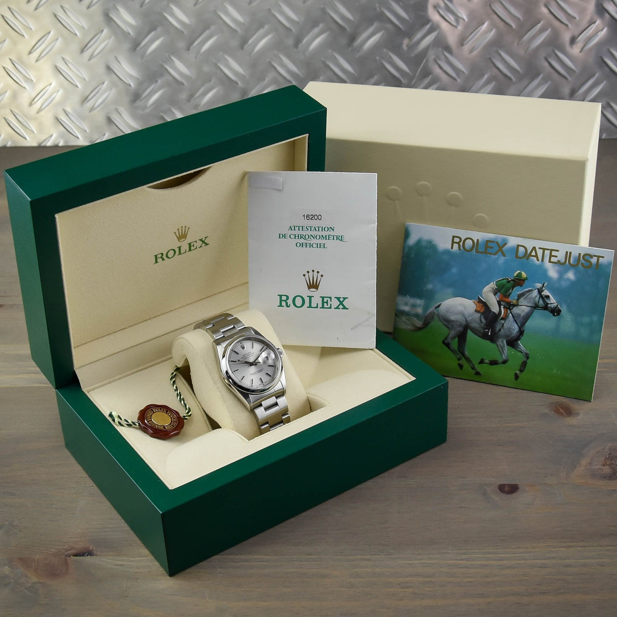 Datejust 16200 - Gents Watch - Silver Dial - 2002