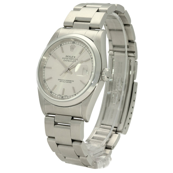 Datejust 16200 - Gents Watch - Silver Dial - 2002