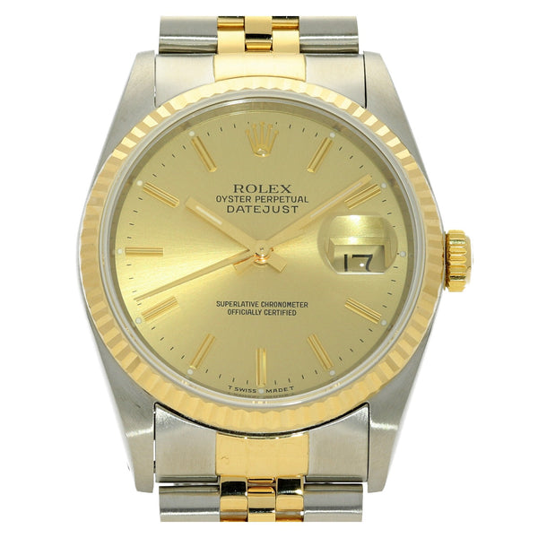 Datejust 16233 - Gents Watch - Champagne Dial - 1990