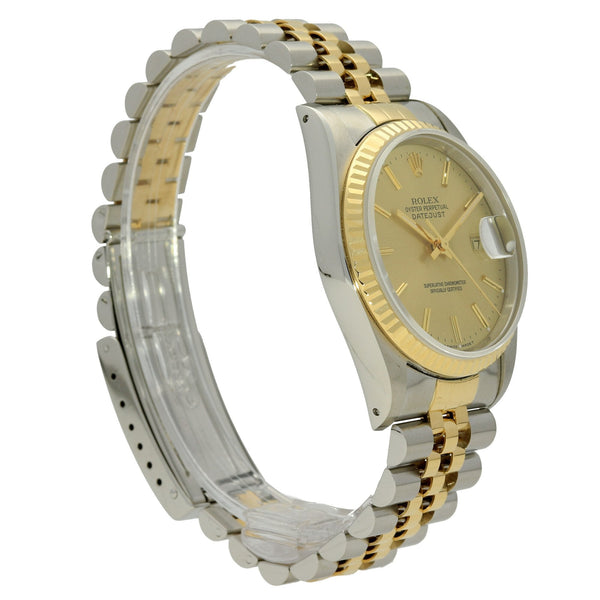 Datejust 16233 - Gents Watch - Champagne Dial - 1990