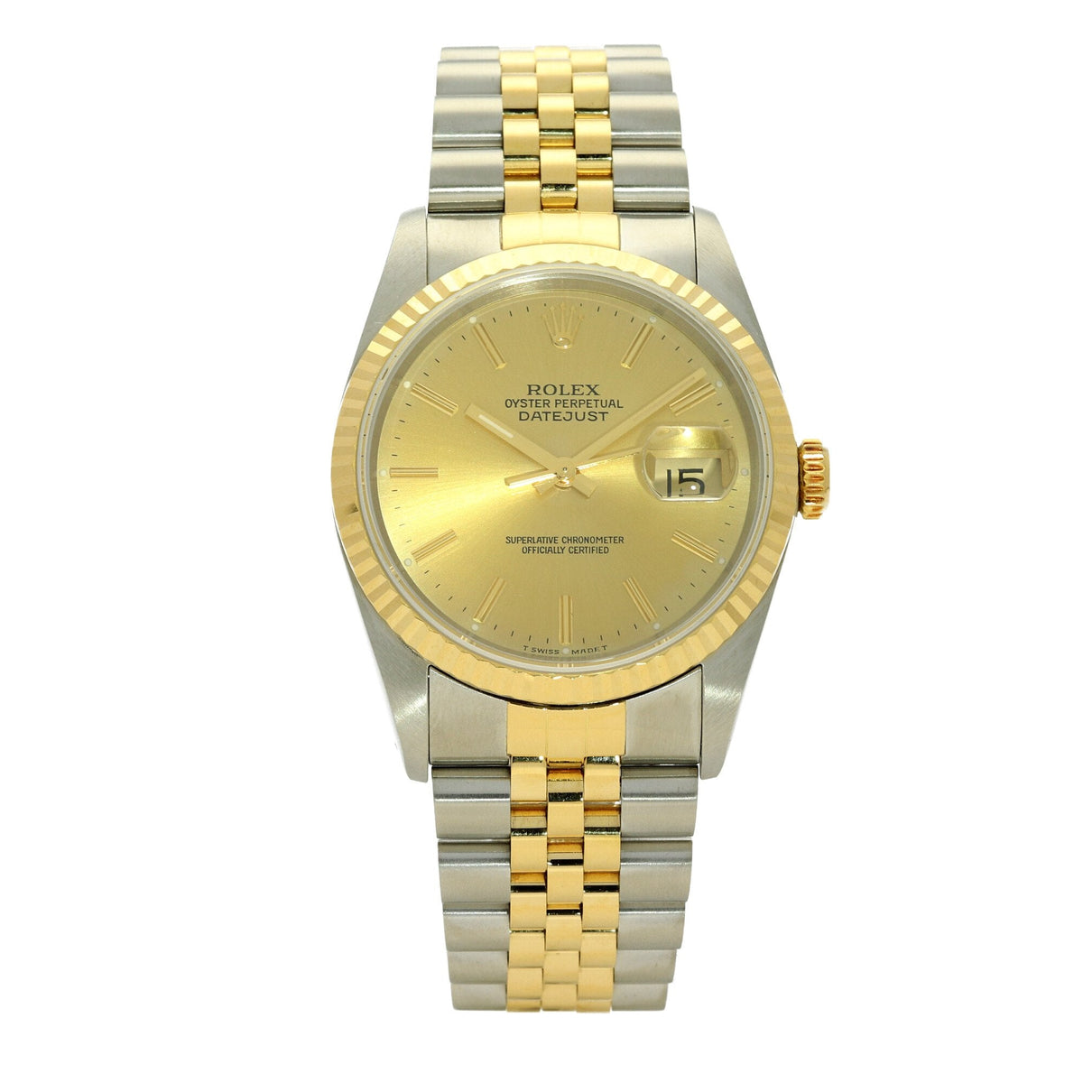 Datejust 16233 - Gents Watch - Champagne Dial - 1990