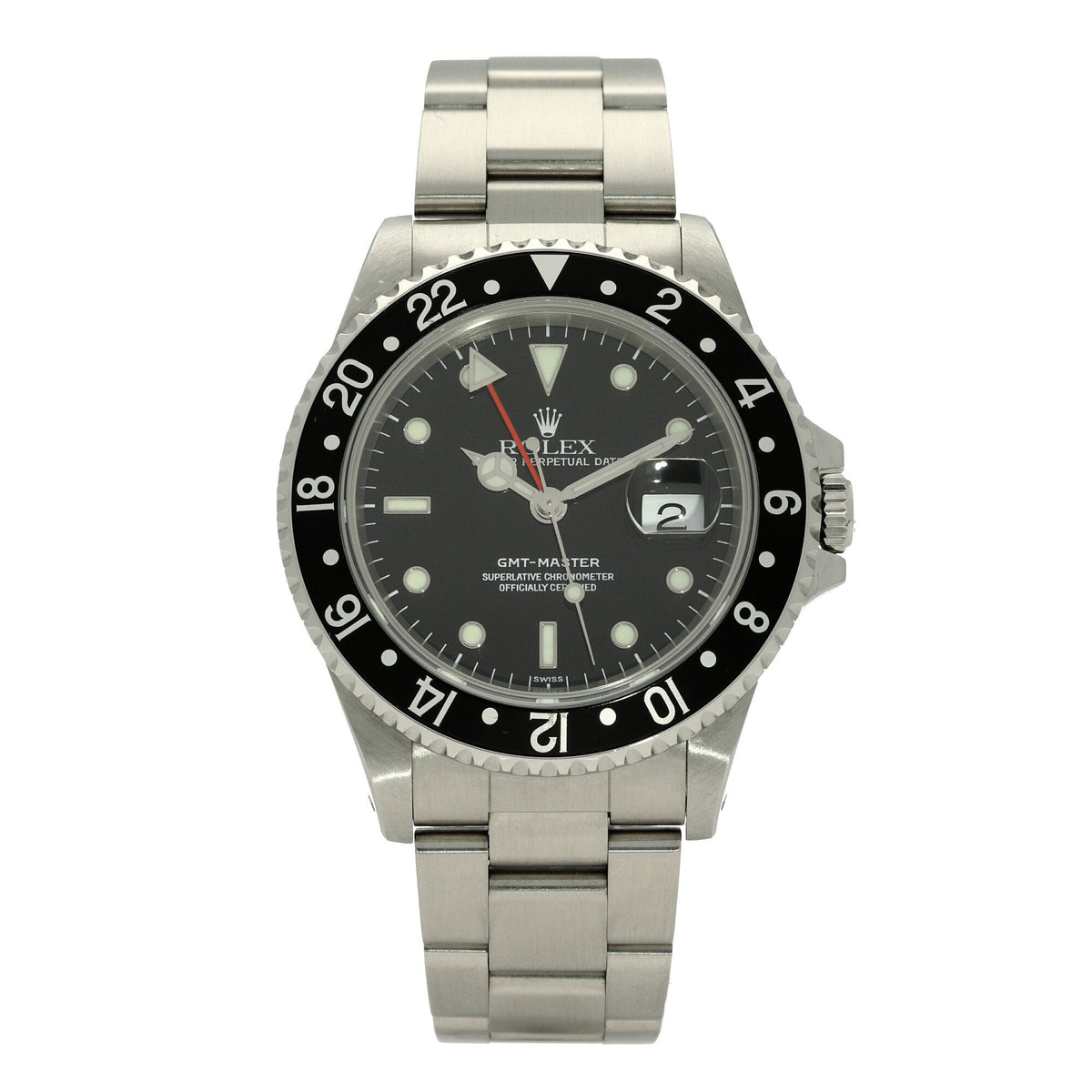 GMT-Master 16700 - Gents Watch - Black Dial - 1999