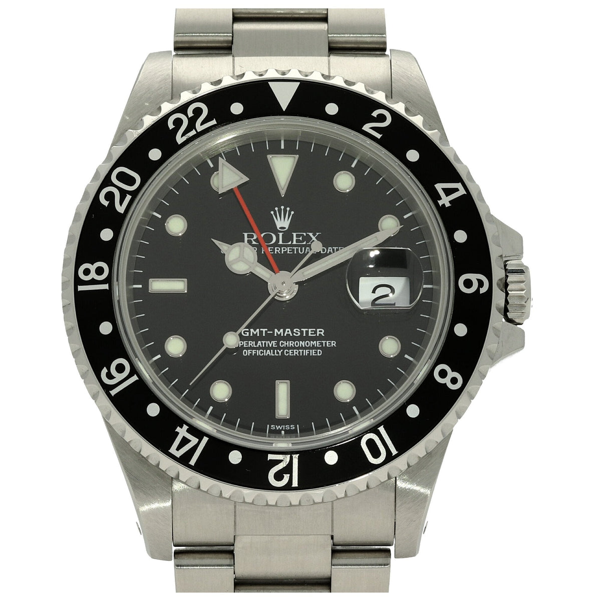 GMT-Master 16700 - Gents Watch - Black Dial - 1999
